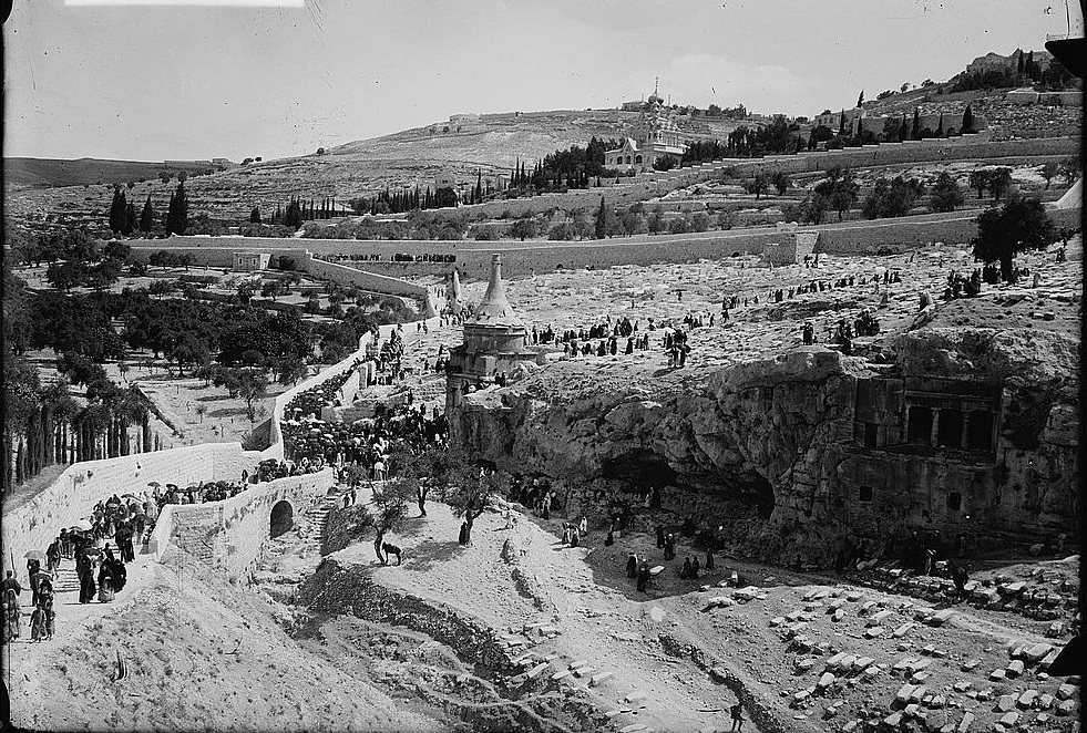 Похоронная процессия на Масличную гору. 1900